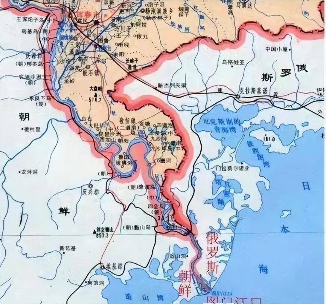 图们江口位置 图们江口位置