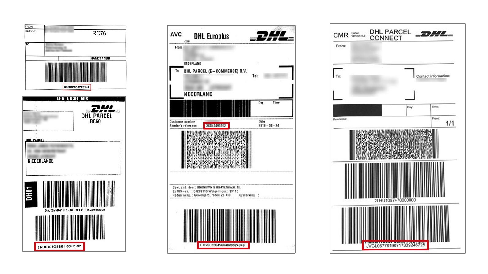 DHL包裹查询标签 DHL包裹查询标签
