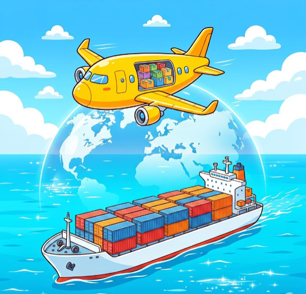 如何测算不同货物类型的空海运差价?(图1)